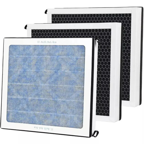 Purisystems 3 Pack HEPA/Activated Carbon Filter Replacement Set for HEPA 600 UVIG Air Scrubber - HEPA-600-FILTER  Mini Split Systems Direct