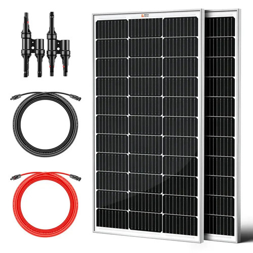 Rich Solar 200 Watt Solar Kit for Solar Generators Portable Power Stations - RS-K200G  Mini Split Systems Direct