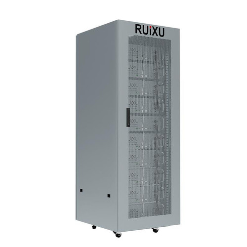 RUiXU 10 Slot Battery Cabinet | Wheels and Busbar Included | Pre-assembled - RX6075177  Mini Split Systems Direct