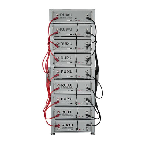 RUiXU Battery Optional Installation Method -Bracket Rack-Flexibility & Stackable