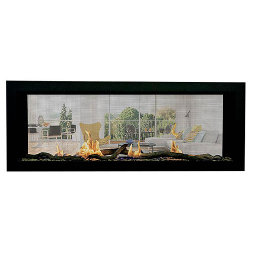 Sierra Flame 48" Emerson See-Through Linear Gas Fireplace, LP -   Mini Split Systems Direct