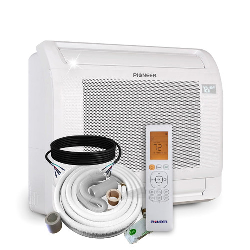 Pioneer® Multi Zone 18,000 BTU Quantum Series Floor Console Indoor Section Split Inverter++ Air Conditioner Heat Pump 230V