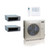 48,000 BTU ACiQ Standard 20.4 SEER2 Dual Zone Concealed Duct Mini Split Heat Pump System - R454B | 230V - 9 + 24 - ES-48Z-M6C / ACIQ-09CD-HH-MC / ACIQ-24CD-HH-MC  Mini Split Systems Direct