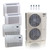 55,000 BTU ACIQ Extreme 22.2 SEER2 Quad Zone Floor Mount Mini Split Heat Pump System - R454B | 230V - 12 + 12 + 18 + 24 - ACIQ-55Z-HH-M6C / ACIQ-12FM-2 / ACIQ-18FM / ACIQ-24FM  Mini Split Systems Direct