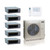 55,000 BTU ACiQ Standard 18 SEER2 5 Zone Concealed Duct Mini Split Heat Pump System - R454B | 230V - 9 + 9 + 9 + 9 + 9 - ES-55Z-M6C / ACIQ-09CD-HH-MC-5  Mini Split Systems Direct