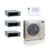 55,000 BTU ACIQ Standard 18 SEER2 Tri Zone Concealed Duct Mini Split Heat Pump System - R454B | 230V - 9 + 12 + 18 - ES-55Z-M6C / ACIQ-09CD / ACIQ-12CD / ACIQ-18CD  Mini Split Systems Direct
