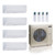 55,000 BTU ACIQ Standard 22 SEER2 Quad Zone Wall Mount Mini Split Heat Pump System - R454B | 230V - 9 + 18 + 18 + 18