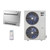 36,000 BTU 23 SEER ACiQ Single Zone Floor Mount Mini Split System | Extreme Series - ACIQ-36FM-HH-MD / ACiQ-36ZPL-HP230C  Mini Split Systems Direct