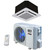 9,000 BTU 23 SEER ACiQ Single Zone Ceiling Cassette Mini Split System | Extreme Series - ACIQ-09CC-HH-MC / ACiQ-09ZPL-HP230C  Mini Split Systems Direct