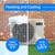 ACiQ Essentials 1.5 Ton 17 SEER2 High Efficiency Central Heat Pump Split System - R32 Inverter - Multi-Positional - ACIQ-18-HP-E-32 / ACIQ-18-AH-E-32  Mini Split Systems Direct