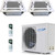 Air-Con 18,000 BTU 22 SEER Multi Zone Ductless Mini Split Heat Pump & Air Conditioner (230V) - 9K + 9K - AMSCI4H4S18 / ASLEC4H4S09 / ASLEC4H4S09  Mini Split Systems Direct