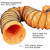 AlorAir 16" PVC Flexible Duct Hose for CleanShield HEPA 550 Air Scrubber and PureAiro HEPA Pro 770/870/970, Easy Storage - AA-PVC-HP789  Mini Split Systems Direct