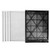AlorAir Filter Assembly MERV-8 Filter x 4 Pack + MERV-1 x 1 for Sentinel HD90 HDi90 - HDFILTER-WASMB-HDiFILTER-WASMB  Mini Split Systems Direct