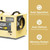 AlorAir Sentinel HD55S 120 PPD Dehumidifier in Gold for Basement, Crawl Space, Commercial Use - Sentinel HD55S-Gold  Mini Split Systems Direct
