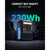 Anker Solar Generator SOLIX C300 with 60W Solar Panel, 288Wh Portable Power Station, 300W (600W Surge), LiFePO4 Battery, 140W Two-Way Fast Charging, for Outdoor Camping, Traveling, and Emergencies