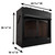 Buck Stove 42ZCBB Vent-Free Firebox Enclosure | Natural Gas | 42-Inch Zero-Clearance Fireplace Box | Up to 40,000 BTU - NV 42ZCBB  Mini Split Systems Direct