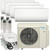 Daikin 2 - 3 - 4 Zone Mini Split System R32 - Design Your Own - 4MXM36AVJU9-Design-Your-Own  Mini Split Systems Direct