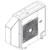 Daikin Double Fan Snow Hood/Hail Guard Kit - VRVQA-SH-DF - VRVQA-SH-DF  Mini Split Systems Direct