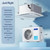 DELLA 12,000 BTU 22 SEER2 Ceiling Cassette Ductless Mini Split AC - Up to 280 Sq.Ft. - 048-CC-12K2V-22S-I+O  Mini Split Systems Direct