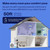 Della Optima Series 18000 BTU Dual Zone Mini Split AC with R-454B (9K+9K) – Up to 800 Sq.Ft.