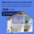 Della Optima Series 27000 BTU Dual Zone Mini Split AC with R-454B (12K+18K) – Up to 1550 Sq.Ft.