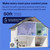 Della Optima Series 35000 BTU Dual Zone Mini Split AC with R-454B (18K+18K) – Up to 2000 Sq.Ft.