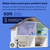 Della Optima Series 35000 BTU Dual Zone Mini Split AC with R-454B (9K+24K) – Up to 1900 Sq.Ft.