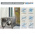 Ecor Pro EPD200 PRO DryFan 200 Pint Stainless Steel Desiccant Dehumidifier - 120V - EPD200-PRO  Mini Split Systems Direct