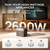 EF ECOFLOW 800W Alternator Charger with Delta Pro Portable Power Station, 3-in-1 Fast DC-DC Charger,Jump Starter 8× Faster Than Cigarette Chargers - B0F8PW61HK  Mini Split Systems Direct