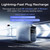 EF ECOFLOW Portable Power Station DELTA 2, 1024Wh LiFePO4 Battery, 1800W AC/100W USB-C Output, Solar Generator for Home Backup Power (Solar Panel Optional), Camping & RVs (AC Cable Included)