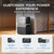 EF ECOFLOW Solar Generator Delta 3 with 160W Solar Panel, 1024Wh Portable Power Station, LFP Battery 1800W AC/100W USB-C Output, Full Charge in 56 Min for Home Backup Power, Camping & RVs