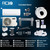 9,000 BTU ACiQ Essentials 19 SEER2 Single Zone Wall Mounted Mini Split Heat Pump System - R454B | White | 115V - ACiQ-K09Z-HP115B / ACiQ-K09W-W-HP115B  Mini Split Systems Direct