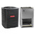 Goodman 2 Ton 14.5 SEER2 R-32 Heat Pump System and Front or Bottom Return Air Handler with 8kW heat kit - GLZS4BA2410 / AWST24SU1308  Mini Split Systems Direct