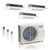 18,000 BTU 25.1 SEER2 ACiQ Standard 3-Zone Slim Ceiling Cassette Mini Split System | R454B | 230v - 6+6+6 - ES-18Z-M3C / SCC-06-HH-MB-3  Mini Split Systems Direct