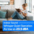 27,000 BTU ACIQ Standard 25 SEER2 Quad Zone Slim Ceiling Casette Mini Split Heat Pump System - R454B | 230V - 6 + 9 + 9 + 12