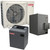 Goodman 3 Ton 16.6 SEER2 R-32 Central Heat Pump Split System with Evaporator Coil &amp; Modular Blower | GZV6SA3610 + CAPEA3626D3 + MBVK16CP1X00 | 21" Depth, Upflow/Downflow Coil
