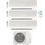 3 - Zone - 24,000 BTU 21 SEER2 Daikin MXM Series Wall Mounted Ductless Mini Split Heat Pump Air Conditioner System 7K + 9K + 18K - 230V | R32 | Wi-Fi Enabled