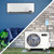 36,000 BTU 17.5 SEER ACiQ Single Zone Wall Mounted Mini Split System w/ WiFi - R454B - ACIQ-36Z-HP230C / ACIQ-36W-HP230C  Mini Split Systems Direct
