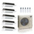 36,000 BTU ACiQ Extreme 23 SEER2 5 Zone Slim Ceiling Casette Mini Split Heat Pump System - R454B | 230V - 6 + 6 + 6 + 6 + 6 - ACIQ-36Z-HH-M5C / SCC-06-HH-MB-5  Mini Split Systems Direct