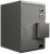 Goodman 5 Ton 16.6 SEER2 R-32 Central Heat Pump Split System with Evaporator Coil & Modular Blower, gray metal enclosure with rectangular base and flat top, featuring a door with handle and latch.