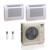 36,000 BTU ACiQ Extreme 23 SEER2 Dual Zone Floor Mount Mini Split Heat Pump System - R454B | 230V - 12 + 12 - ACiQ-36Z-HH-M5C / ACIQ-12FM-HH-MD-2  Mini Split Systems Direct