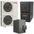Goodman 4 Ton 17.5 SEER2 R-32 Dual Fuel System | GZV9SA4810 + CAPEA6030C3 + GCVM970804CN | Communicating | 21" Upflow/Downflow Coil | 80,000 BTU Downflow/Horizontal Modulating Variable-Speed ECM Natural Gas Furnace