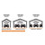 King Electric Garage Heater with Bracket and Thermostat 240V 1PH 5000W - GH2405TB - GH2405TB  Mini Split Systems Direct