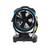 XPOWER FM-68W Multipurpose Oscillating Portable 3 Speed Outdoor Cooling Misting Fan with Built-In Water Pump and Hose - FM-68W  Mini Split Systems Direct
