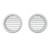 Olimpia Splendid Maestro Pro Louvered Grill (6.4”) - (Includes the wall mount template, mounting bracket, duct sleeves, inside rings - B0564  Mini Split Systems Direct