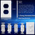 Pack of 10 1-Gang Standard Size Duplex Receptacle Wall Outlet Covers - White -   Mini Split Systems Direct