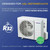 Pioneer® Diamante Essenza™ 11,500 BTU 17 SEER2 230V High-Wall Ductless Mini-Split Air Conditioner Inverter Heat Pump with 16 Ft. Kit - WYT012GLUI17RL  Mini Split Systems Direct