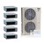 48,000 BTU ACiQ Extreme 20.4 SEER2 5 Zone Concealed Duct Mini Split Heat Pump System - R454B | 230V - 12 + 12 + 12 + 12 + 12