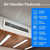 36,000 BTU ACIQ Standard 20 SEER2 Tri Zone Concealed Duct Mini Split Heat Pump System - R454B | 230V - 9 + 9 + 9 - ES-36Z-M5C / ACIQ-09CD-HH-MC-3  Mini Split Systems Direct