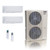 55,000 BTU ACiQ Extreme 22.2 SEER2 Dual Zone Wall Mount Mini Split Heat Pump System - R454B | 230V - 18 + 24 - ACiQ-55Z-HH-M6C / ACIQ-18W-HH-MD / ACIQ-24W-HH-MD  Mini Split Systems Direct